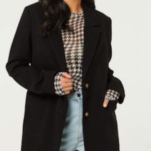 Ardene Black Coat XS